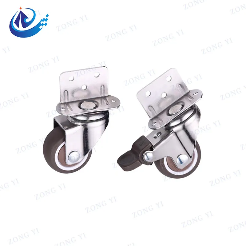 Cara njaga casters rem swivel kanggo kinerja lama