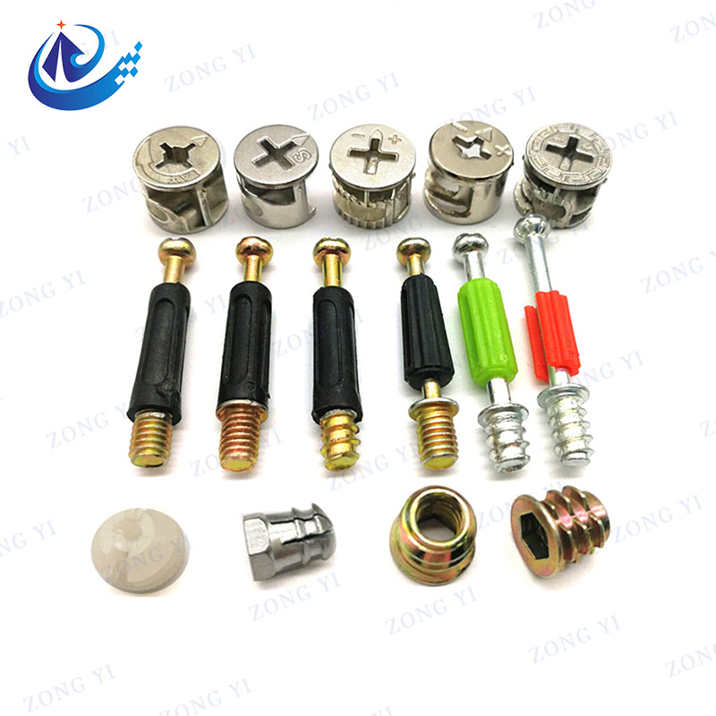 Apa sing nggawe baja utawa seng mini fix cam cam sing nyambungake bolts sing penting kanggo Majelis perabot?