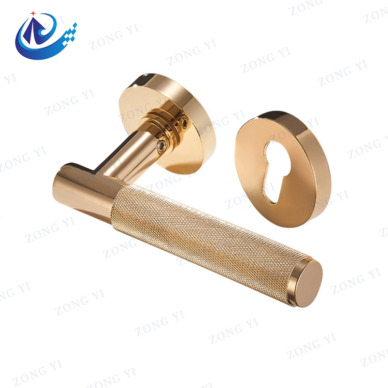 Kuningan Lever Door Lock Kanthi Round Tube