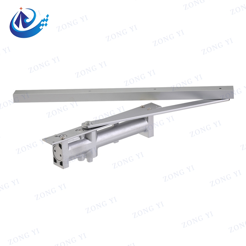 Komersial lan Residential Aluminium Overhead Didhelikake Door Closer lan Door Selector