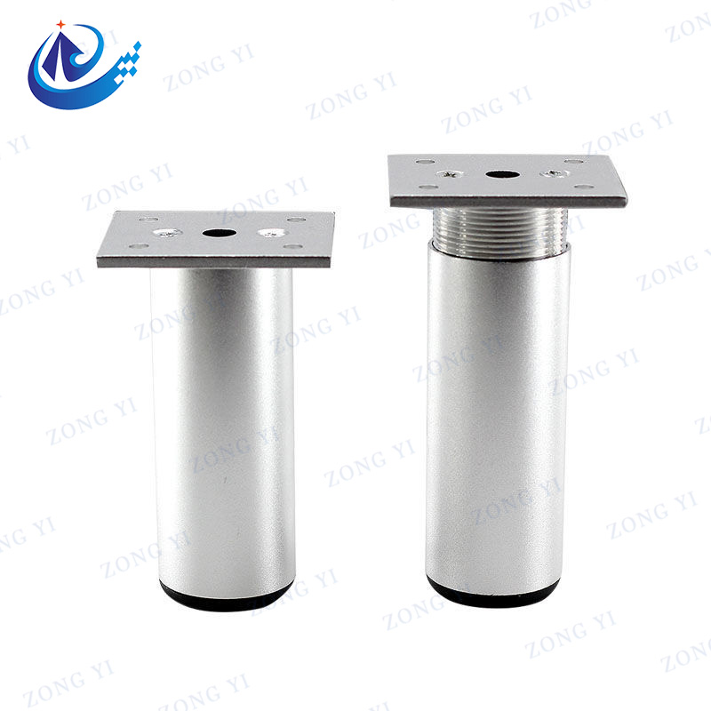 Leg Furnitur Meja Aluminium Round Tube