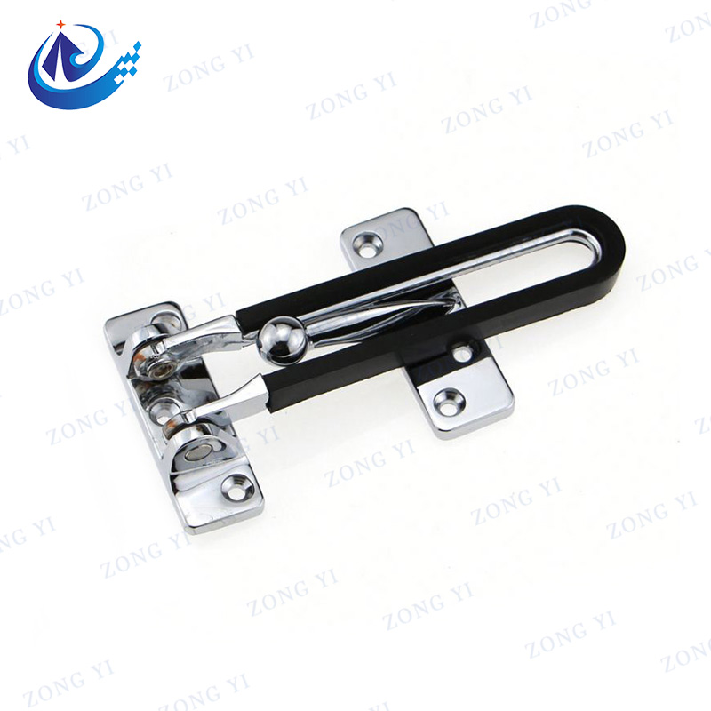 Stainless Steel lan Zinc Alloy Keamanan Ngarep Swing Bar Door Guard